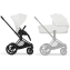 Коляска Cybex Priam V Matt Black Style Collection 2 в 1 Off White