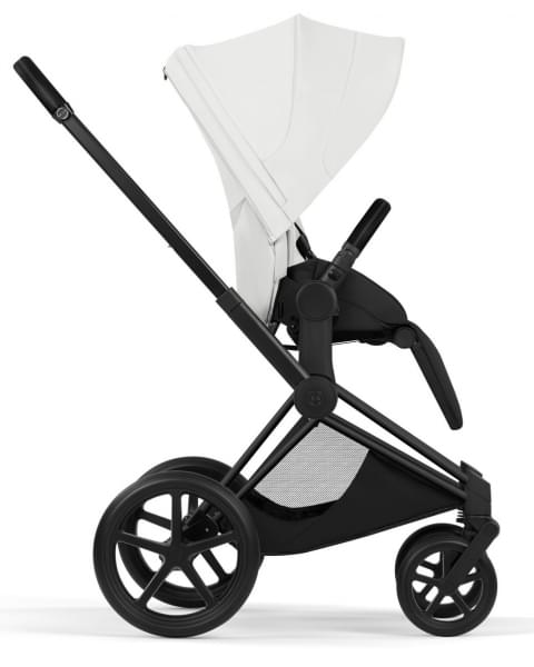 Коляска Cybex Priam V Matt Black Style Collection 2 в 1 Off White