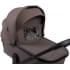 Детская коляска Peppy Monaco 3 в 1 с автокреслом First Brownie коричневый, рама черная