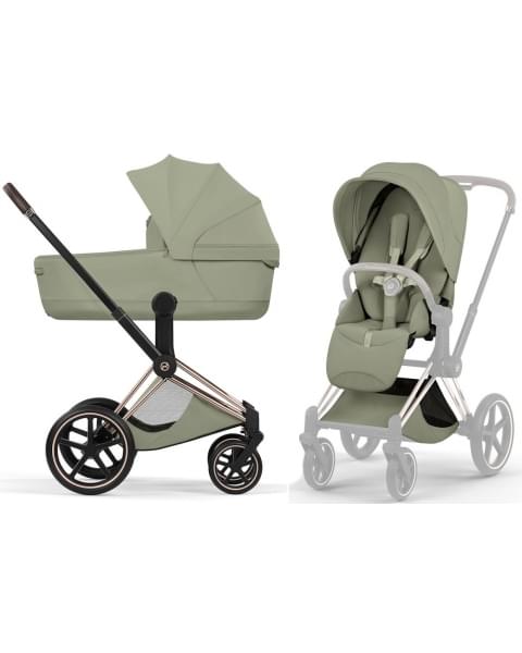 Коляска Cybex Priam V Rosegold Style Collection 2 в 1 Sage Green