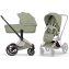 Коляска Cybex Priam V Rosegold Style Collection 2 в 1 Sage Green