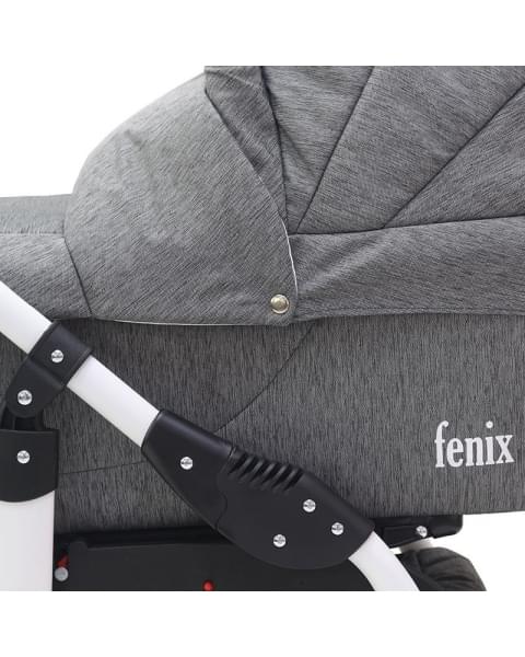 Детская коляска Teddy (BartPlast) Fenix Prime 2 в 1 01 синий джинс