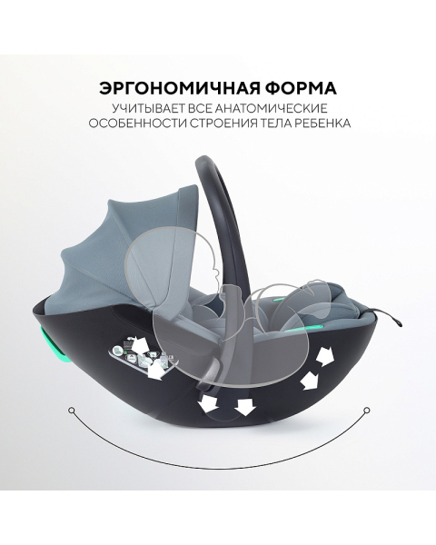 Автокресло Rant Miro с базой Isofix Graphite