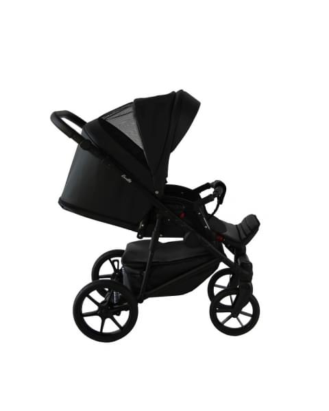 Детская коляска Sevillababy Tisso 2 в 1 черный экокожа