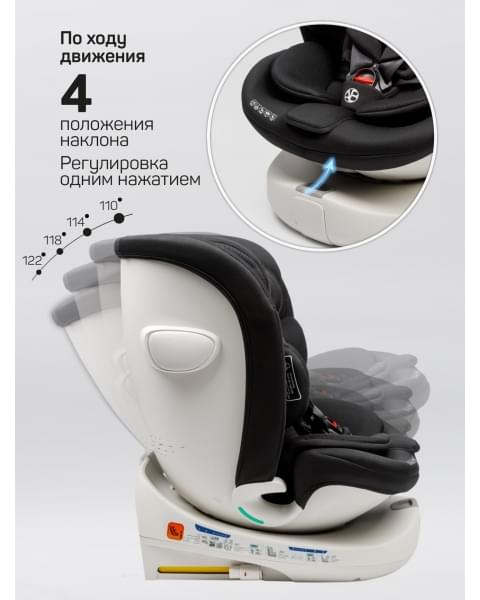 Детское удерживающее устройство Amarobaby Defender, i-Size, 40-150 см, черный