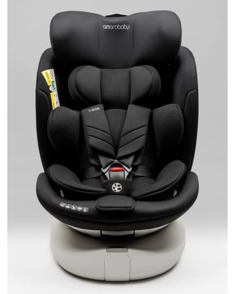 Детское удерживающее устройство Amarobaby Defender, i-Size, 40-150 см, черный