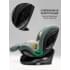 Детское удерживающее устройство Amarobaby Triumph, i-Size, 40-150 см, зеленый