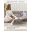Электронные качели детские Amarobaby Teddy swing, серый