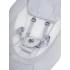 Электронные качели детские Amarobaby Teddy swing, серый