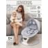 Электронные качели детские Amarobaby Teddy swing, серый