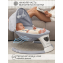 Электронные качели детские Amarobaby Teddy swing, серый