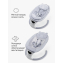 Электронные качели детские Amarobaby Teddy swing, серый