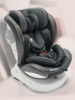 Автокресло детское AMAROBABY CHAMPION, Isofix класс D, группа 0+/1/2/3, (графит)