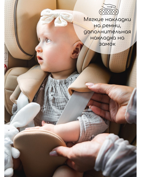 Автокресло детское AMAROBABY CHAMPION, Isofix класс D, группа 0+/1/2/3, (графит)