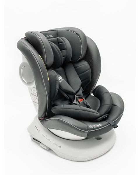 Автокресло детское AMAROBABY CHAMPION, Isofix класс D, группа 0+/1/2/3, (графит)