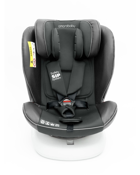 Автокресло детское AMAROBABY CHAMPION, Isofix класс D, группа 0+/1/2/3, (графит)