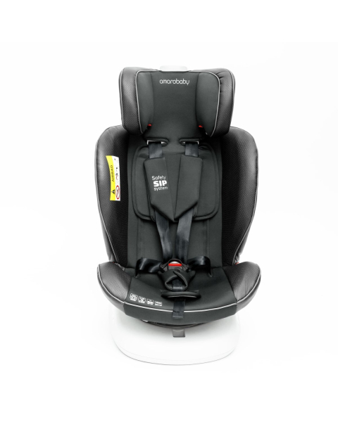 Автокресло детское AMAROBABY CHAMPION, Isofix класс D, группа 0+/1/2/3, (графит)