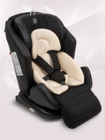 Автокресло детское AMAROBABY Favorite ISOFIX с усиленной боковой поддержкой, группа 0+/1/2/3, (чёрный/бежевый)