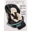 Автокресло детское AMAROBABY Favorite ISOFIX с усиленной боковой поддержкой, группа 0+/1/2/3, (чёрный/бежевый)