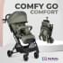 Kоляска детская прогулочная Farfello Comfy Go Comfort 2025 CG-013, оливковый
