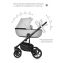 Детская коляска Riko Basic Ozon 3 в 1 05 светло-серый