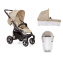 Детская коляска Gesslein S4 Air Plus 2 в 1 170000/552552 бежевый