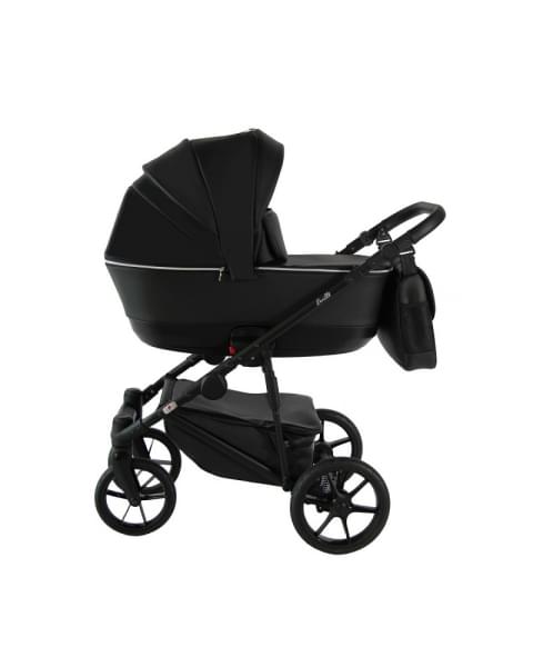 Детская коляска Sevillababy Tisso 2 в 1 черный экокожа