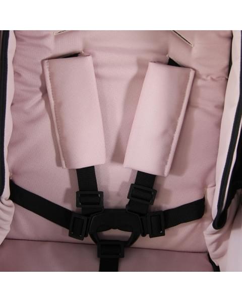 Детская коляска Sevillababy Tisso 2 в 1 пудровый экокожа