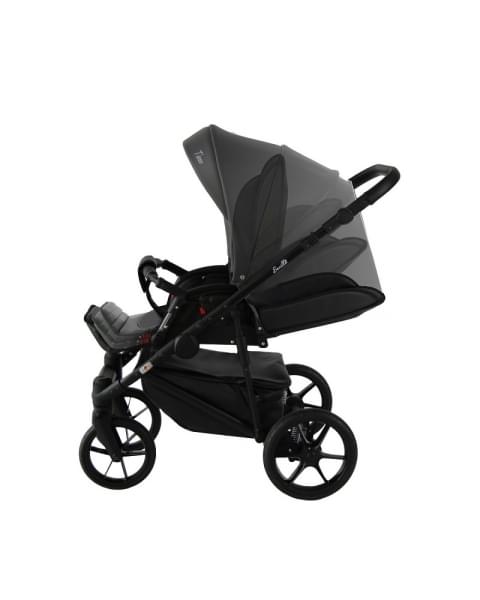 Детская коляска Sevillababy Tisso 2 в 1 черный экокожа