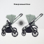 Детская коляска Rant Flex Therm Soft 4 в 1 с автокреслом Miro и базой Forest Green