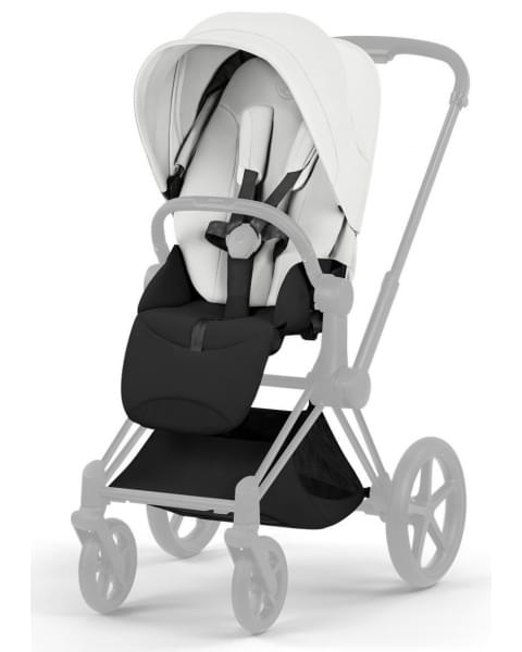 Коляска Cybex Priam V Matt Black Style Collection 2 в 1 Off White