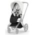 Коляска Cybex Priam V Matt Black Style Collection 2 в 1 Off White