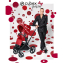 Коляска прогулочная Cybex Priam III Jeremy Scott Petticoat шасси Chrome Black, Jeremy Scott Petticoat (Красный с узором)