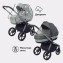 Детская коляска Rant Flex Therm Soft 4 в 1 с автокреслом Miro и базой Forest Green