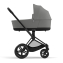 Cybex Priam IV шасси Chrome Brown, Off White (Белый) + Cloud T i-Size