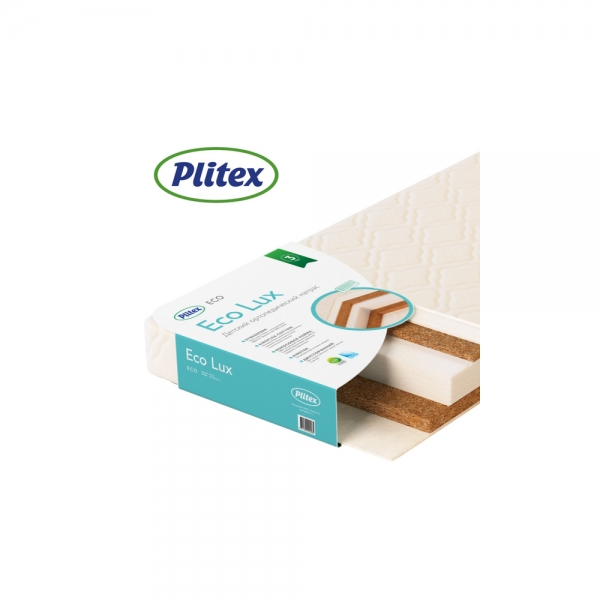 PLITEX Матрас в кроватку Eco Lux (119х60х12см)