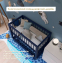 Кроватка для новорожденного Lilla - модель Aria Night Blue