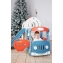 Игровой комплекс с горкой и качелями UNIX Kids Bus 171 см Red