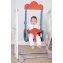 Игровой комплекс с горкой и качелями UNIX Kids Bus 171 см Red
