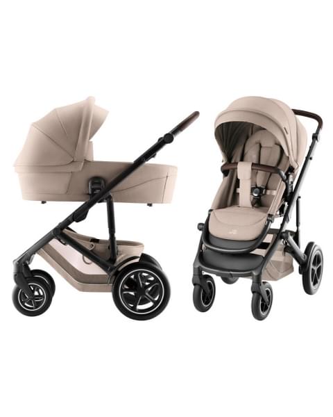 Детская коляска 3 в 1 Britax Roemer Smile 5Z Style и автокресло Baby-Safe Core Space Black Teak