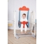 Игровой комплекс с горкой и качелями UNIX Kids Bus 171 см Red