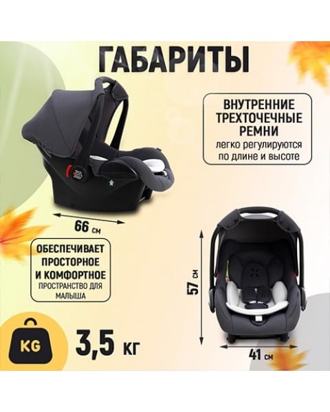 Автокресло Agex Simple (0-13 кг), Grey (Серый)