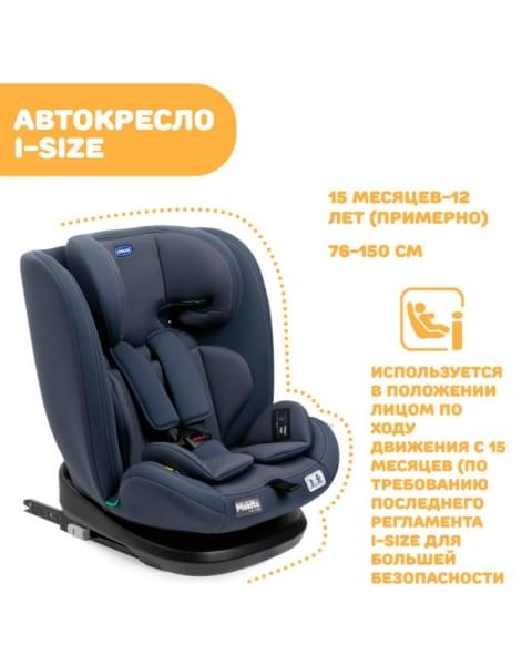 Автокресло Chicco Mokita I-Size (9-36 кг), Classic Black (Черный)