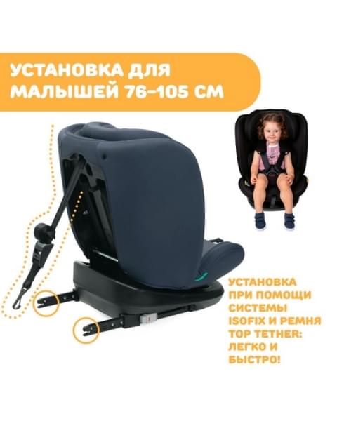 Автокресло Chicco Mokita I-Size (9-36 кг), Classic Black (Черный)