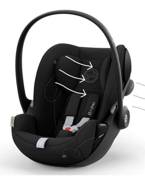 Автокресло Cybex Cloud G i-Size (0-13 кг), Moon Black (Черный)