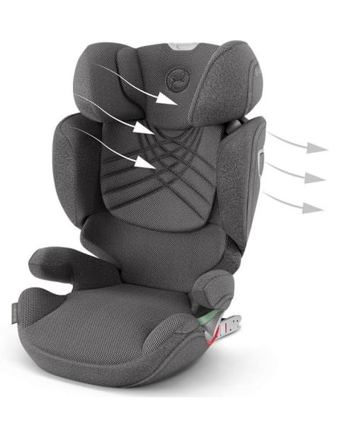 Автокресло Cybex Solution T i-Fix Plus (15-36 кг), Mirage Grey (Серый)