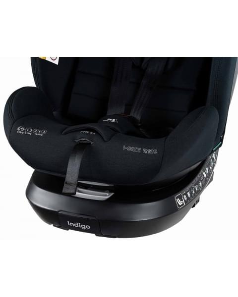 Автокресло Indigo E-Tron i-size isofix черный