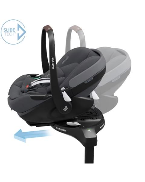 Автокресло Maxi-Cosi Pebble 360 Pro 0-13 кг с базой Family Fix 360 Prо 8052204110 Twillic Graphite/графит (2024)