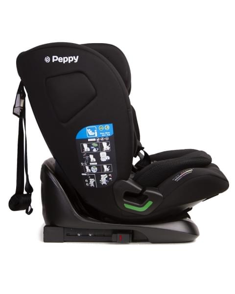Автокресло Peppy Lambo i-Size black