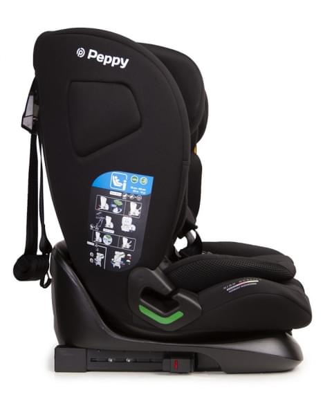 Автокресло Peppy Lambo i-Size black
